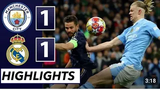 Mancity vs Real Madrid 1-1 || Penalty Shootout 3-4 || All Goals & Match Highlights