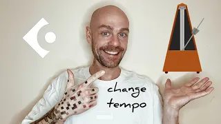 как поменять темп проекта в cubase (change tempo)