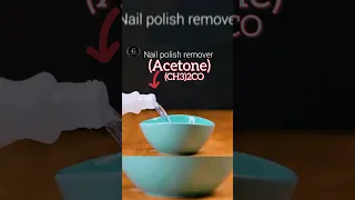 Unlock the Secret of Acetone🧪➕ Styrofoam🥛Glass Magical Reaction || Solubility #short #chemistroland.