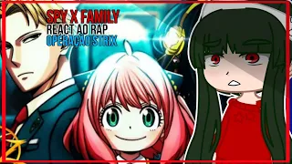 spy x family react ao rap da operação strix (gacha club)