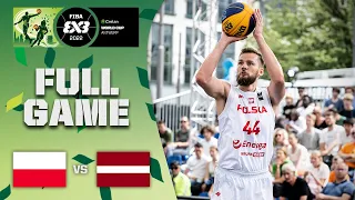 Poland v Latvia | Men | Full Game | Crelan FIBA 3x3 World Cup 2022