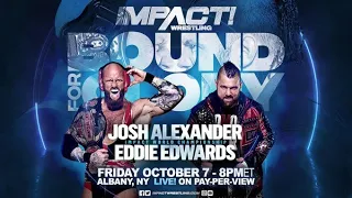 Impact Wrestling Bound For Glory 2022 Match Card