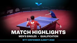Zeng Beixun vs Jishan Liang | MS | WTT Contender Almaty 2022 (Qual)