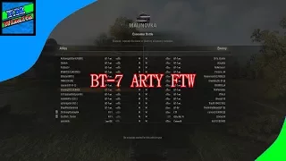 [World of Tanks]BT-7 Artillery FTW(maybe cause 90% of both teams are BT-7 arty)