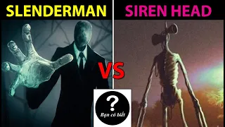 Siren Head vs Slenderman, who would win?