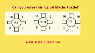 10 4 (54) 8 6 || 14 12 (110) 6 8 || 16 10 (?) 14 8 || Can you solve this Logical Maths Puzzle?