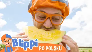 Blippi próbuje owoce i warzywa | Blippi po polsku | Nauka i zabawa dla dzieci