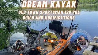 Old Town Sportsman 120 PDL Build and Modifications (Dream Kayak)