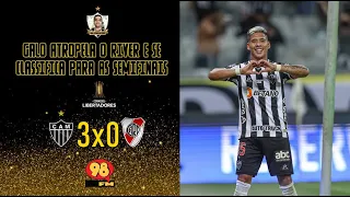 18/08/2021 - GALO 3x0 River Plate - (Libertadores 2021) - Narração do Eduardo Madeira [98FM]