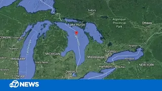 High-altitude object shot down by military aircraft over Lake Huron, officials confirm to ABC News