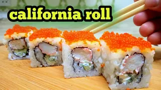 california roll sushi // california maki recipe #easy way to making california maki sushi