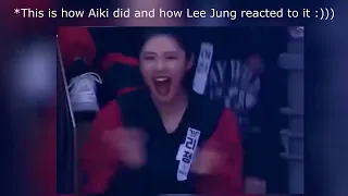 Aiki and Lee Jung imitates each other at SWF Concert, they so funny  😂😂😂