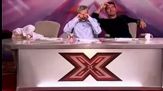 X Factor Audition - Penelope - Sharon Osbourne and Louis Walsh Can't Stop Laughing