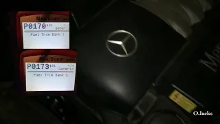 Fix for Code PO170 and PO173 on CLK320 Mercedes