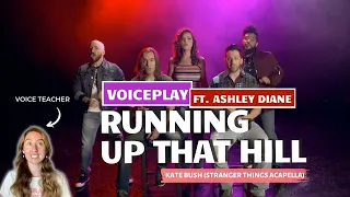 Voice Teacher Reacts to Running Up That Hill by VoicePlay ft. Ashley Diane