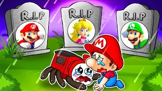 Goodbye Mario, Luigi & Peach!! Please Don't Leave Me | Funny Animation | The Super Mario Bros. Movie