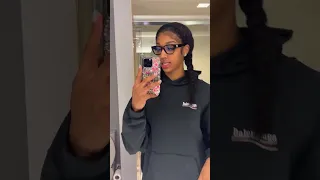 Angel Reese first game road fit on TikTok