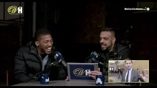 ANTHONY JOSHUA REACTS HYSTERICALLY TO PROMOTER EDDIE HEARN & VIRAL SENSATION 'NO CONTEXT HEARN'