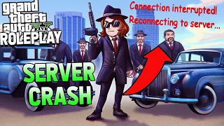 MAFIA TAKES OVER RP SERVERS! (SERVER CRASHED) - GTA RP