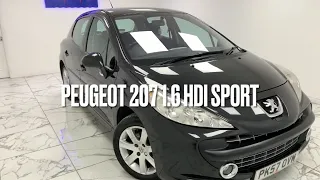 Peugeot 207 1.6 HDi sport walkthrough