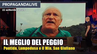 PropagandaLive, il meglio del peggio: Pontida, San Giuliano e l'immigrazione.