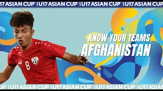 #AFCU17 Team Info | Group B | Afghanistan