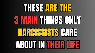 These are the 3 Main Things Only Narcissists Care About in Their Life |npd|narcissism