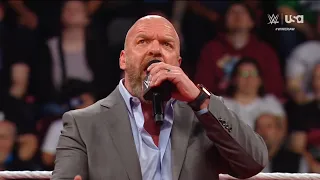 Triple H announces new belt - WWE RAW 4/15/2024