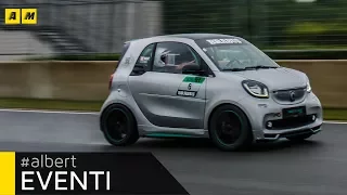 Smart Brabus IN PISTA per i 15 anni del marchio con BERND MAYLANDER