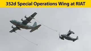 MC-130J Commando II and CV-22B Osprey at RIAT 2023 in 4K