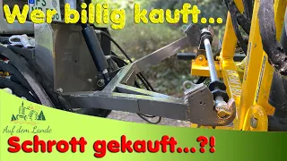 DAS ENDE  😔 Schrott gekauft?! Frontkraftheber kaputt 😱 Wer billig kauft kauft zweimal 🤬