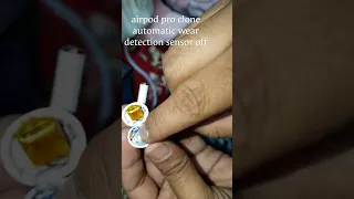 APPLE AIRPOD PRO CLONE/AUTOMATIC WEAR DETECTION SENSOR Turn off