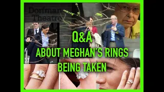 Q & A ABOUT MEGHAN'S RINGS BEING TAKEN.( video " When Meghan was Sent away by Order of the Queen' )