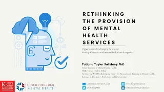 Rethinking the Provision of Mental Health Services