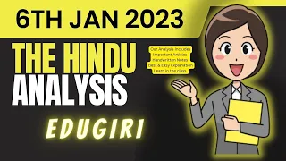 The Hindu Analysis 6th January, 2023 For beginners/Editorial/Vocab CDS/CUET/CLAT/NDA/LLB/SET/SSC