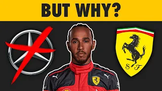 Why has Lewis Hamilton moved to Ferrari for 2025?