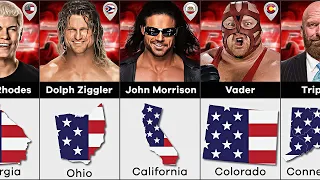 50 WWE Superstars from the 50 States of America