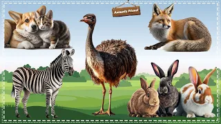 World's Cutest Animals: Ostrich, Dog, Cat, Rabbit, Fox, Zebra