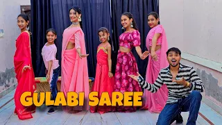 Gulabi Saree Dance Challenge 💃 1st Round Competition