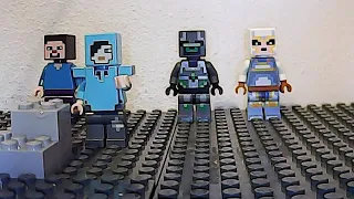 Noob vs. pro vs. hacker vs. master Lego minecraft stop-motion