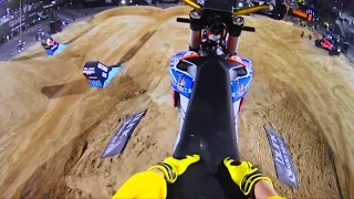 FMX Tricks From Luc Ackermann's Run: GoPro View | Red Bull X-Fighters 2015