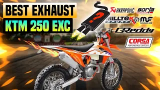 KTM 250 EXC Exhaust Sound 🔥 Akrapovic,FMF,Supermoto,Mods,Upgrade,Review,Fresco,Stock,System+