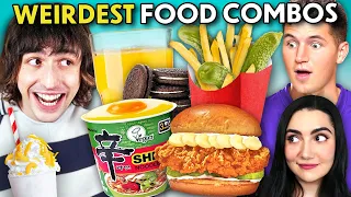 We Try Weird Food Combos That YouTubers Love! (ft. Porter Robinson)