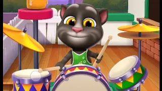 Tom's Day 5 Drums 🥁 Show | My Talking Tom | ColorGames | #Shorts