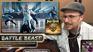 Reaction to...BATTLE BEAST: NO MORE HOLLYWOOD ENDINGS (Music Video) (with Lyrics)