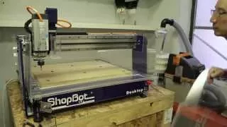 The ShopBot Desktop's Plastic Enclosure for Dust Control [Core77 ShopBot Series, Episode 05b]