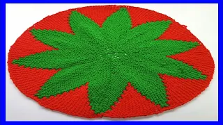 34 Fande Se Bananye Round Shap Doormat, How to make Doormat, doormat making at home, door mat, diy,