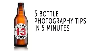 5 Essential Bottle Photography Tips in 5 minutes