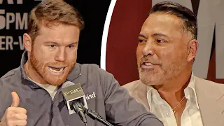 Canelo "You're a F***ING A******!!" - Oscar de la Hoya & Alvarez EXPLODE at final press conference.