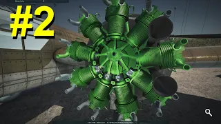 RADIAL ENGINE TEAR DOWN - Plane Mechanic Simulator EP2